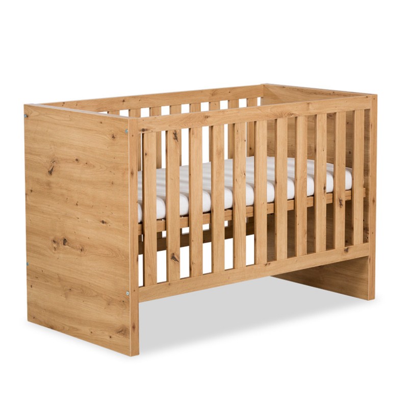 AMELIA Lit bébé 120x60 évolutif avec barrière de sécurité