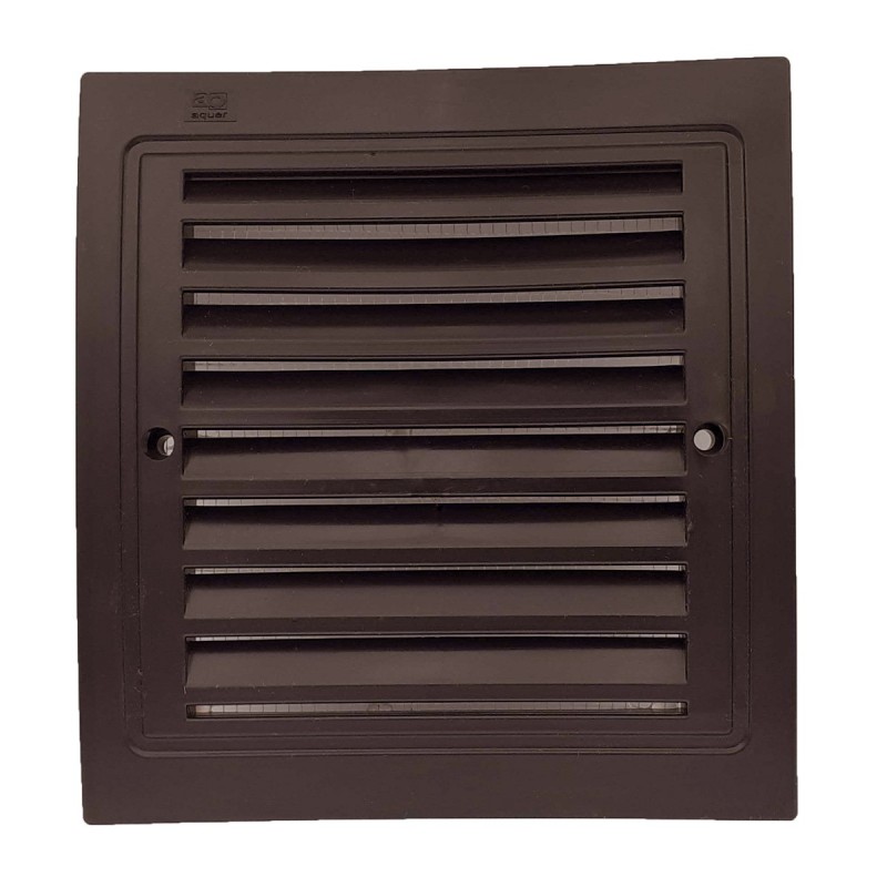 Grille d'aération intérieur extérieur avec moustiquaire 140x140mm